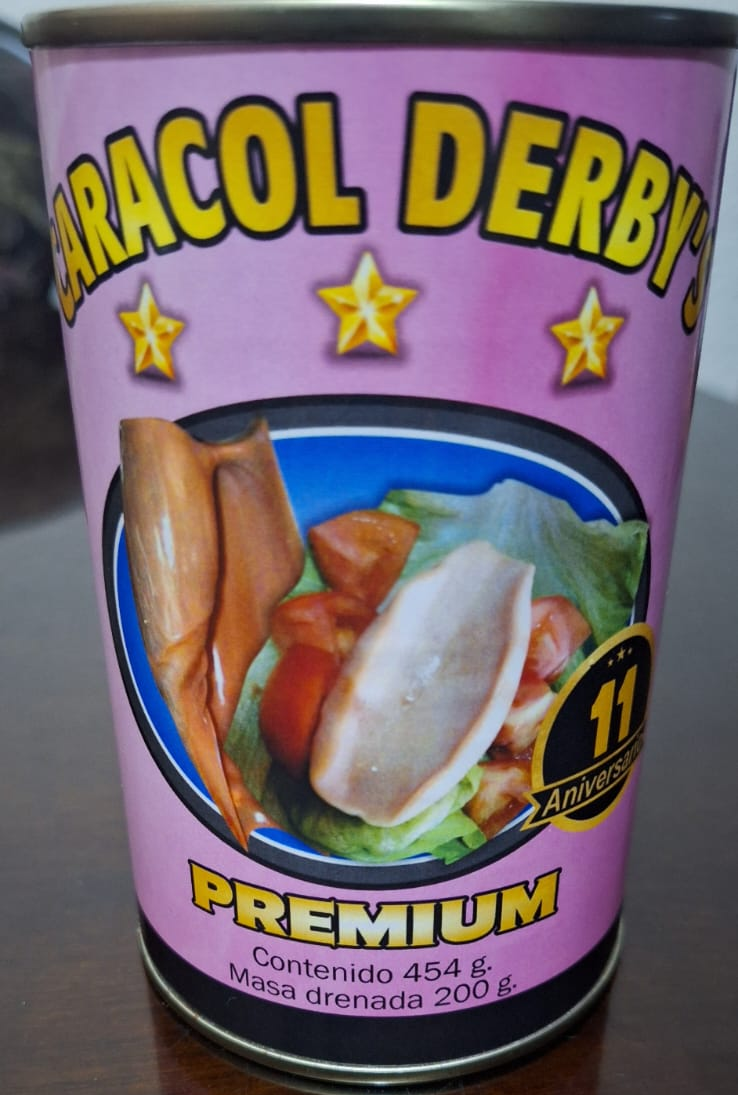 Caracol enlatado Derbys
